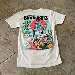 JJ Grey Blackwater Sol Revue 2026 Concert T-Shirt Cream Small Next Level Apparel
